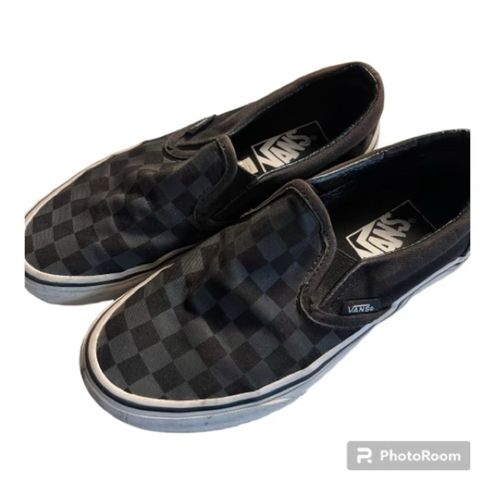 Women’s Vans - Black Checkered